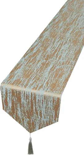 Miniatura 6 de HoliSelear Camino de mesa de otoño jacquard colorido con purpurina de varios tamaños, 90 pulgadas de largo, 13 x 90 pulgadas, para escritorio