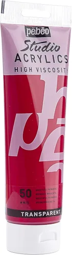 Miniatura 111 de PEBEO Studio Acrílicos de Alta Viscosidad, Acrílico Fino, 250 ml - Plata Iridiscente, 8.45 Fl Oz (Paquete de 1)