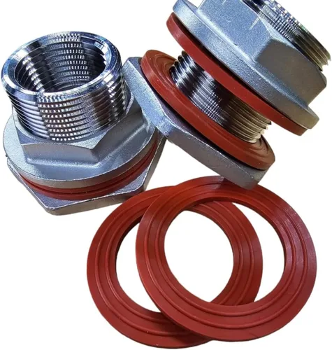 Miniatura 15 de MiniBrew Mamparo sin soldadura NPT EZ de 1/2 pulgada con juntas EPDM para elaboración casera (paquete de 3)