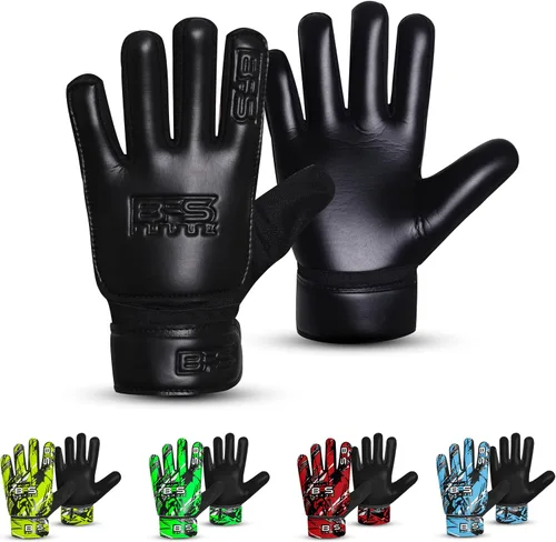 Miniatura 13 de Guantes de portero de fútbol para niños, guantes de portero de fútbol juvenil para niños, jóvenes y niños con palma de látex antideslizante fuerte