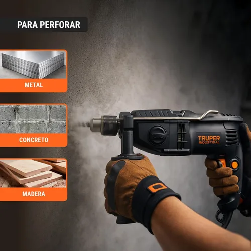 Miniatura 7 de Industrial 1/2 Rotomartillo 900 W