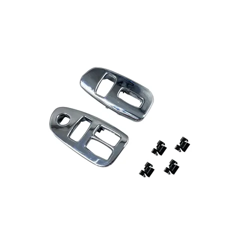 Miniatura 10 de 1 par de paneles de interruptor de ventana de fibra de carbono con clips compatibles con Chevy Camaro 1993-2002