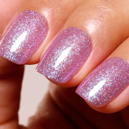 Miniatura 28 de Esmalte de Uñas en Gel con Purpurina, Esmalte de Uñas en Gel con Purpurina Rojo Sangre Brillante con Destellos, Esmalte de Uñas en Gel con Purpurina