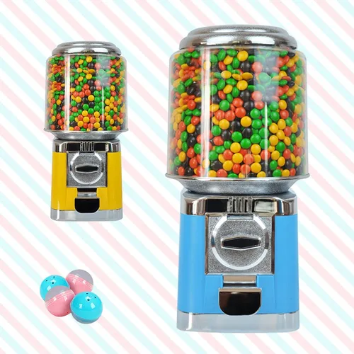 Miniatura 2 de Máquina expendedora de chicles de caramelo, máquina dispensadora comercial de caramelos, máquina dispensadora automática de chicles para el hogar