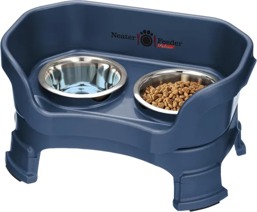 Miniatura 40 de Neater Feeder Deluxe - Tazones elevados para perros grandes a prueba de desorden – Fabricado en Estados Unidos – Soporte elevado para comida