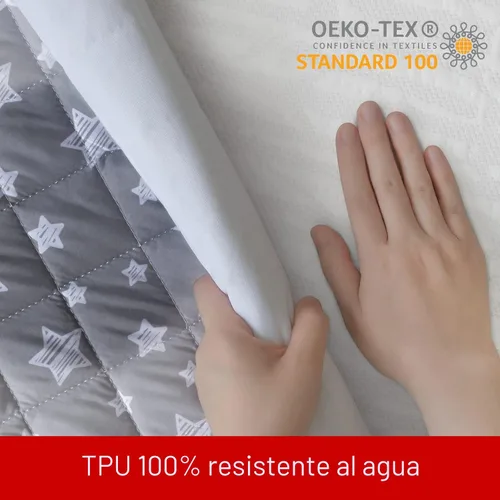 Miniatura 3 de Fundas impermeables de repuesto para cama de perro, lavables y fáciles de quitar, funda acolchada silenciosa para cama de mascotas, bonito estampado