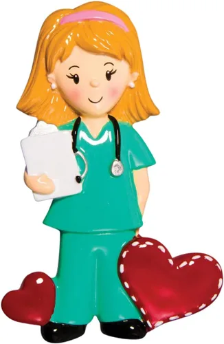 Miniatura 3 de Adorno personalizado para árbol de Navidad 2024 para trabajadores de la salud, médico en matorrales, adorno personalizado para médicos, recuerdo
