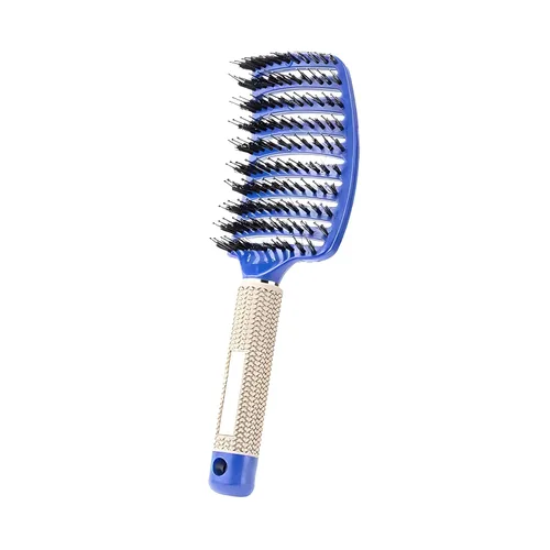 Cepillo de pelo húmedo y seco, sin tirones, curvado y ventilado, cepillo desenredante mágico para niños y mujeres, puede añadir brillo y cabello