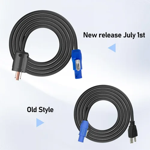Miniatura 6 de Cable PowerCON de 12 AWG, conector NEMA 5-15p a PowerCON, cable de alimentación de CA PowerCON de 3 pines, entrada PowerCon, conector macho, cable