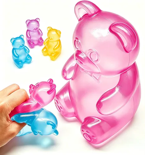 Miniatura 13 de Juguetes para ansiedad, pelotas antiestrés para niños y adultos, cambian de color con el sol, bola de masa de tiro lento, juguetes para ansiedad