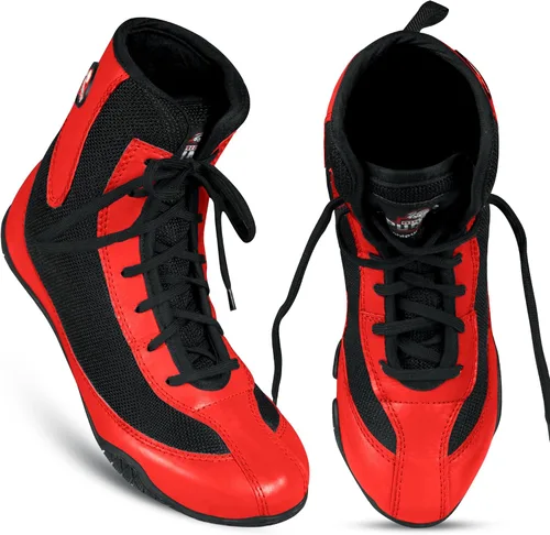 Miniatura 3 de Zapatos de boxeo profesionales para hombres y mujeres Zapatos de boxeo transpirables Zapatos de suela de goma antideslizante para campeones