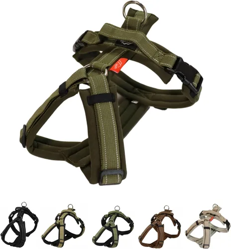 Miniatura 11 de Hakusan - Arnés tipo Ranger Zero Dog Safe, sin asfixia/difícil de desconectar, gran ajuste, fácil de poner y quitar, ajustable, reflector, XXS