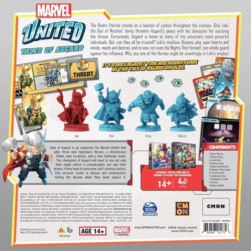 Miniatura 2 de CMON Marvel United Tales of Asgard Expansion Juego de miniaturas de mesa Juego de estrategia Juego cooperativo para adultos y niños A partir
