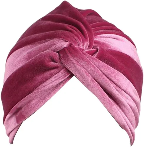 Miniatura 9 de DECOU Sombrero de gorra StrecthTurban con pliegues de color brillante