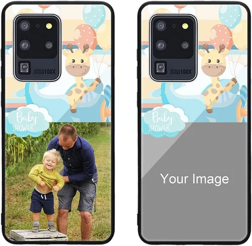 Miniatura 478 de Funda de teléfono personalizada para Samsung Galaxy S22+ / S22 Plus 5G, funda de TPU suave de vidrio templado antiarañazos personalizada con foto
