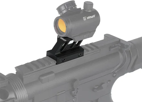 Miniatura 2 de ohhunt Montaje en elevador 1 pulgada de altura Picatinny Rail Voladizo Diseño Negro