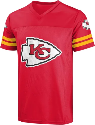 Miniatura 2 de FOCO NFL Camiseta para Hombre con Logo Oficial Wordmark para Día de Juego de Fútbol Americano Cuello en V (Miami Dolphins - Aqua)