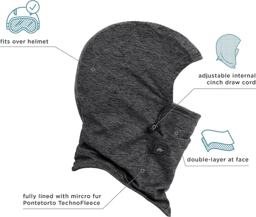 Miniatura 2 de Turtle Fur Mount Hood Comfort Shell Stria - Capucha con forro polar UV
