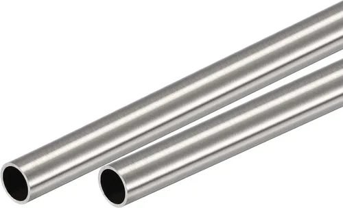 Miniatura 30 de uxcell Tubo redondo de acero inoxidable 304 0.079 in OD 0.012 in espesor de pared 11.811 in longitud 2 piezas
