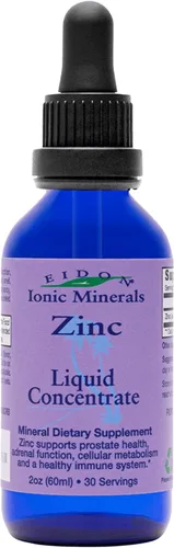 Miniatura 7 de Eidon Ionic Minerals Concentrado de zinc líquido, suplemento iónico de zinc para adultos y niños, apoya el sistema inmunológico, el cabello