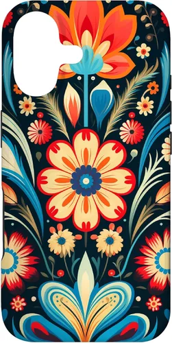 Polish Folk Art Flower Pattern Poland Case for iPhone 17