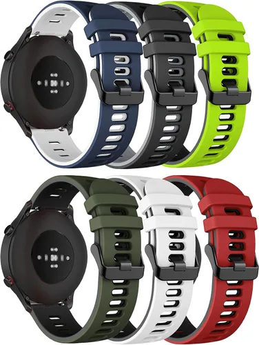 Senter Correa para Xiaomi Mi Watch Color Sport Band, Correa de repuesto deportiva de silicona suave de 0.866 in compatible con Xiaomi Mi Watch Color