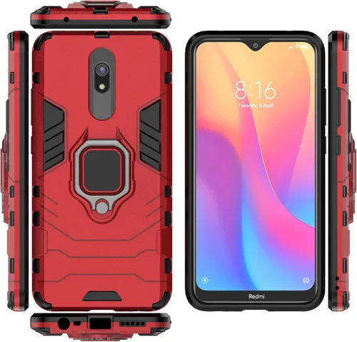 Miniatura 2 de Funda híbrida resistente a prueba de golpes para Xiaomi Redmi 8 8A, protección de doble capa de protección para Redmi 8, protector de pantalla