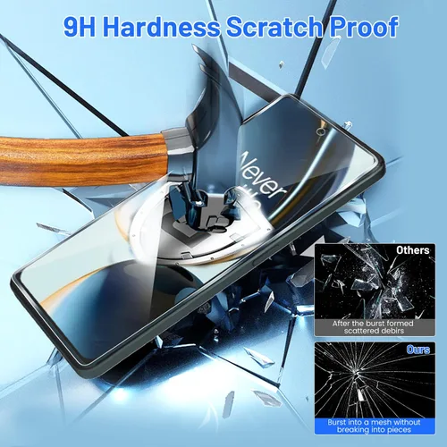 Miniatura 3 de Paquete de 3 protectores de pantalla para OnePlus Nord N30 5G con 3 protectores de lente de cámara, vidrio templado Ultra HD, dureza 9H