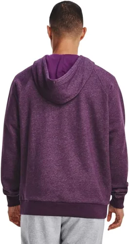 Miniatura 2 de Under Armour Rival - Sudadera de vellón con capucha y 12 cremallera para hombre