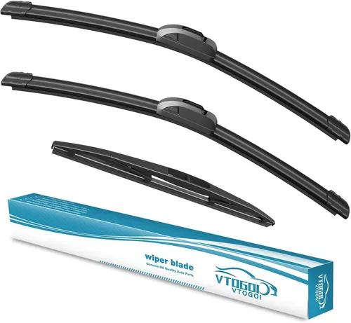 Miniatura 13 de VTOGOI escobillas de limpiaparabrisas con juego de escobillas traseras para BMW X3 2004-2010, repuestos de limpiaparabrisas automotrices, que
