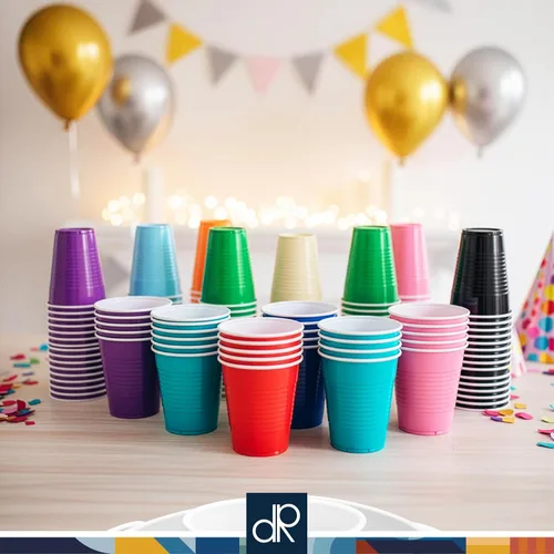 Miniatura 8 de DecorRack - Vasos desechables y reutilizables de 12 onzas para fiestas de cumpleaños, despedidas de soltera, campamentos, eventos en interiores y al