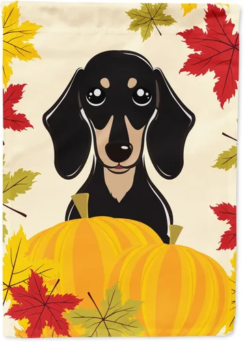 Miniatura 91 de Caroline's Treasures BB2047GF Bandera de jardín de Acción de Gracias Border Collie, bandera decorativa para patio exterior, obras de arte de patio