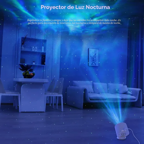Miniatura 6 de Proyector de estrellas, proyector de galaxia, control remoto y temporizador, luz de galaxia, proyector de luz nocturna de nebulosa LED