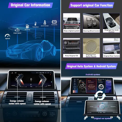 Miniatura 6 de Estéreo para E70 E71: 64G Estéreo de coche con Bluetooth Apple Carplay para BMW E70 E71 CCC 2007-2010, pantalla táctil del mercado de accesorios