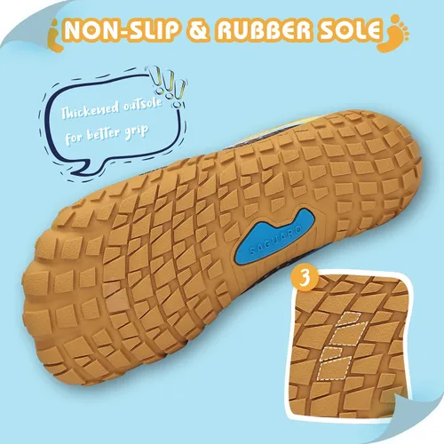 Miniatura 5 de SAGUARO Zapatos de agua minimalistas para niños y niñas zapatos descalzos ligeros para senderismo atléticos al aire libre secado rápido para caminar