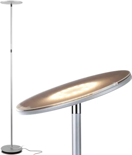 Miniatura 16 de Brightech Lámpara de pie Sky LED, lámpara de pie Torchiere súper brillante para decoración de sala de estar y oficina - lámpara de pie regulable
