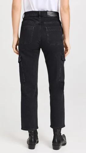 Miniatura 3 de 7 For All Mankind Women's Logan Cargo Jean Pants in Collide