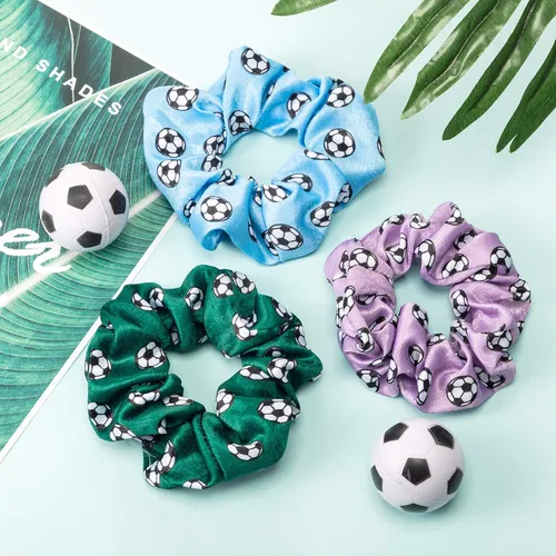 Miniatura 7 de Syhood 16 coleteros para el pelo de fútbol 2026, bandas elásticas para el pelo de fútbol, bandas deportivas para coleta, accesorios de regalo