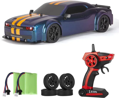 Coche de deriva a control remoto, 1:14, auto de control remoto 4WD Drift RC Vehículo 17.4 mi/h Carreras de alta velocidad RC Drifting Car Regalos