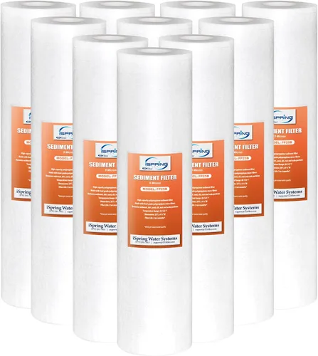 Miniatura 17 de iSpring FCRC25B - Cartucho de repuesto de filtro de agua de alta capacidad de 20 x 4.5 pulgadas, reductor de plomo, blanco, 1 unidad (paquete de 1)
