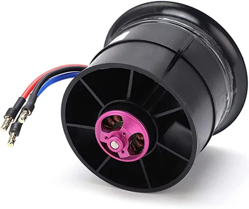 Powerfun EDF 2.756 in 12 cuchillas ventilador conducido con motor RC sin escobillas 2300KV equilibrio probado para EDF 6S RC Jet Avión