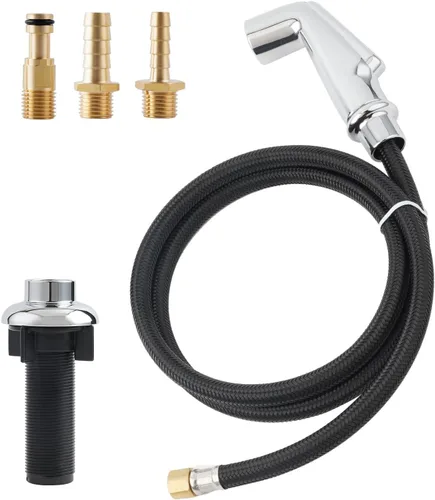 Miniatura 8 de Juego de Accesorios de Rociador de Fregadero de Cocina Universal/Manguera/Soporte, Rociador Lateral de Cocina Compatible con Grifería Moen/Delta