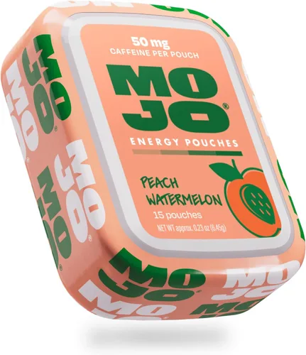 Miniatura 17 de Bolsas de Energía MOJO Sabor Menta, 50 mg de Cafeína por Bolsa, 15 Bolsas, Paquete de 5