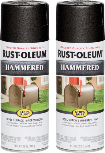 Miniatura 32 de Rust-Oleum 210849 - Pintura en aerosol martillada para prevención del óxido, 12 onzas, cobre