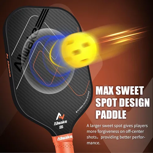 Miniatura 5 de Pickleball Paddles, USAPA Approved, 3k Friction Surface Carbon Fiber Pickleball Paddle, Durable &Lightweight Pickleball Rackets for Adults