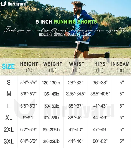 Miniatura 6 de NORTHYARD Pantalones cortos deportivos para correr para hombre, de secado rápido, pantalones cortos de entrenamiento de 7 pulgadas5 pulgadas9