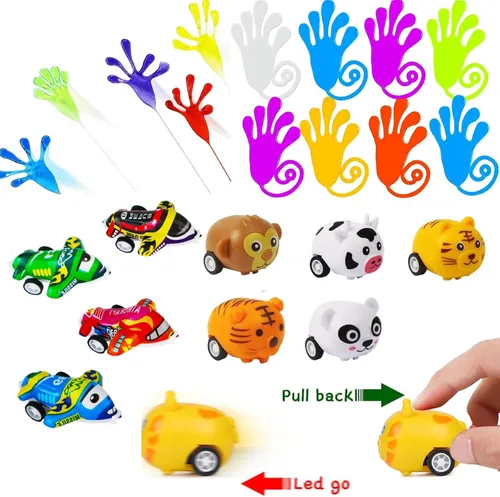 Miniatura 5 de Pebatoor 128 piezas de recuerdos de fiesta para niños de 4 a 8 años, juguetes para ansiedad a granel, rellenos de bolsas de golosinas de piñata