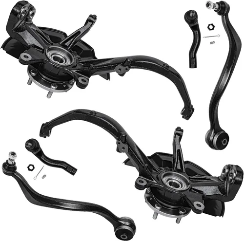 Miniatura 114 de Detroit Axle - Kit de extremo delantero para Chrysler 300 Dodge Charger Challenger 2011-2023, 2 brazos de control inferiores traseros 2 varillas