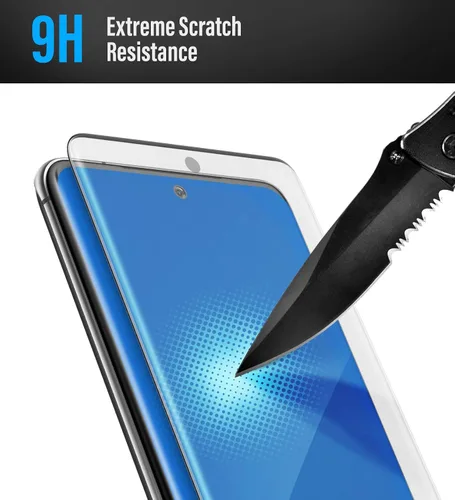 Miniatura 3 de magglass Protector de pantalla de vidrio templado para Samsung Galaxy S20 Plus con sensor de huellas dactilares en pantalla, anti burbujas