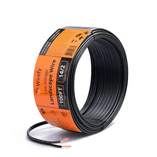 Miniatura 11 de Wirefy Cable de paisaje de bajo voltaje 10/2 de 50 pies Cable de iluminación de paisaje de bajo voltaje Cobre puro Entierro directo al aire